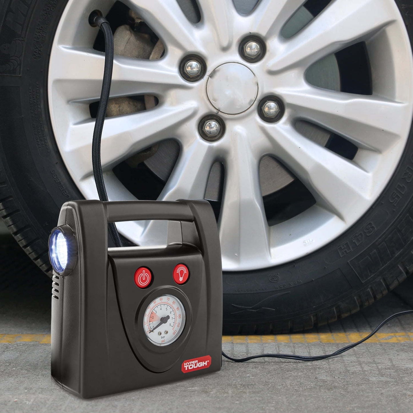 Hyper Tough 12V Standard Tire Inflator