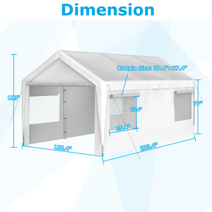 10x20 ft Heavy Duty Carport